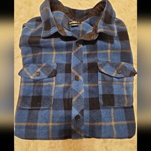 O'Neill Blue and Black Superfleece Shirt